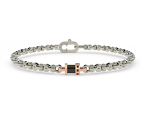 Bracciale Comete Uomo Ceramic in Acciaio Pietre dure UBR771 - UBR771